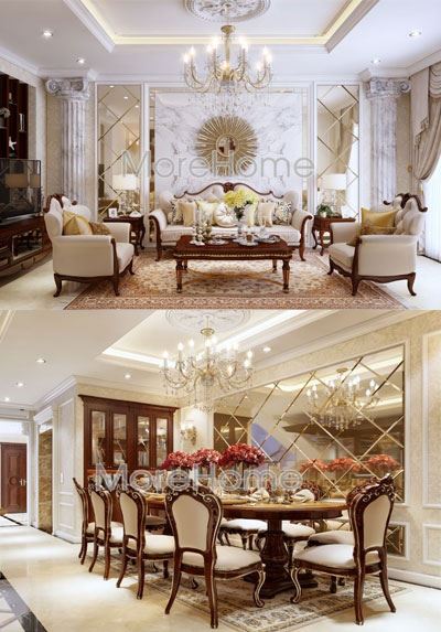 Morehome thiết kế biệt thự tân cổ điển Tên Lửa