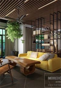 Thiết kế quán cafe nhà hàng khách sạn với nội thất gỗ hiện đại 