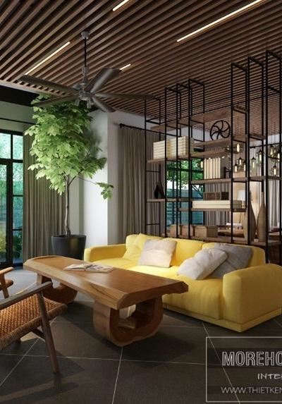 Thiết kế quán cafe nhà hàng khách sạn với nội thất gỗ hiện đại 