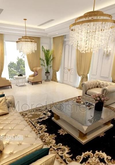 Thiết kế nội thất biệt thự tân cổ điển cao cấp CIPUTRA - Anh Giang