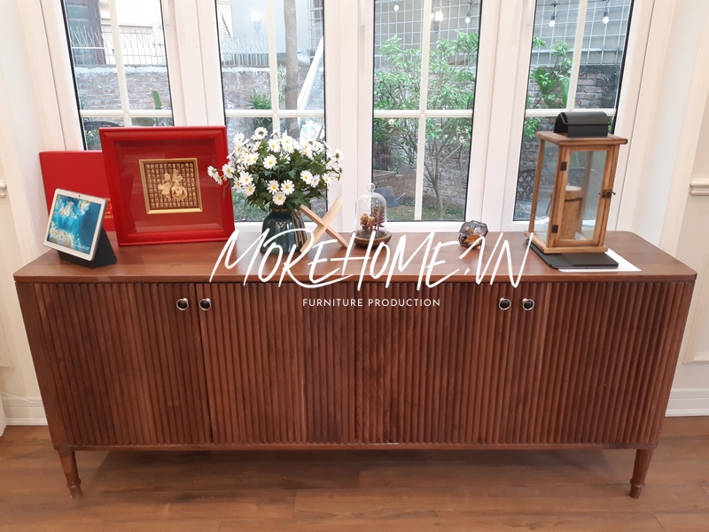 Thi công kệ tủ gỗ tự nhiên hiện đại tiện lợi cho sử dụng, tô điểm cho không gian tiện nghi, sắp xếp khoa học thẩm mỹ mang lại cao